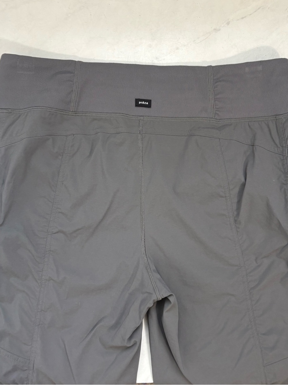 Prana Women’s Medium Gray Koen Joggers Outdoor Athletic Travel Hiking Nylon - Picture 4 of 7